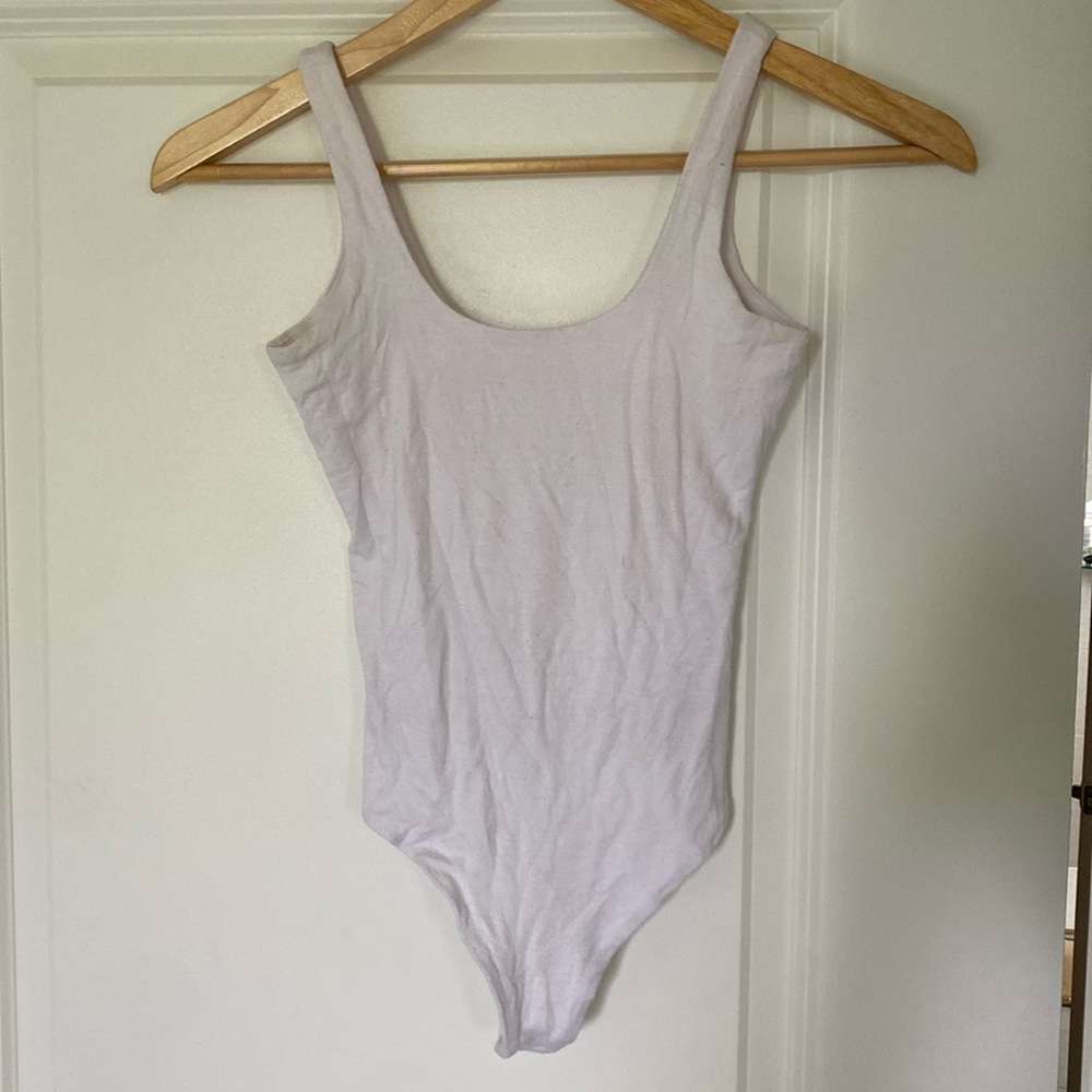 Oh Polly White Bodysuit Size 4